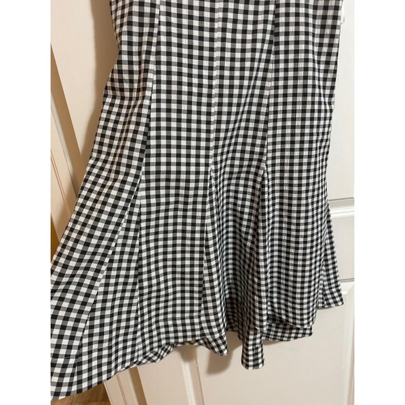 On 34th Macy’s Women's Gingham High-Low Midi Slip Dress size 10 NWT Cotton Blend - Picture 5 of 9